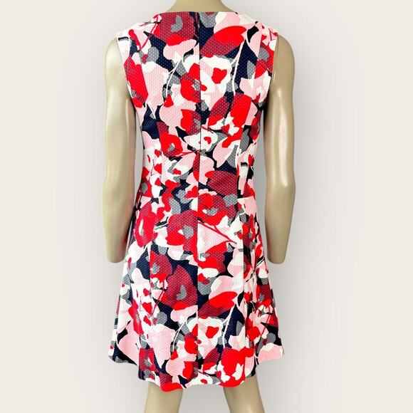 The Limited Sleeveless Floral Sheath Dress Lined Textured Size 2 Multicolor - Picture 2 of 16